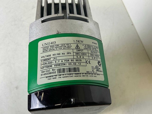 Control techniques unidrive uni1403 frequentieregelaar - afbeelding 5 van  5