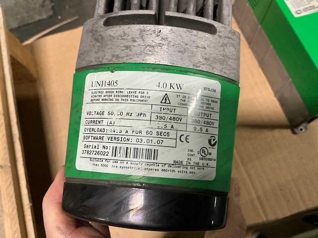 Control techniques unidrive uni1405 frequentieregelaar (2x) - afbeelding 4 van  4