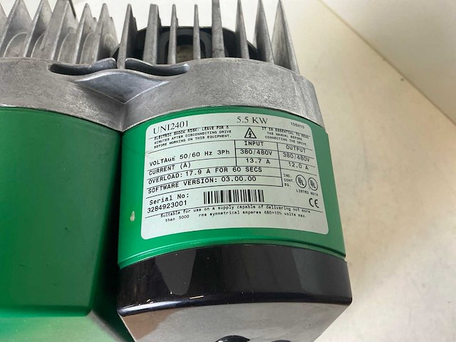 Control techniques unidrive uni2401 frequentieregelaar - afbeelding 5 van  5
