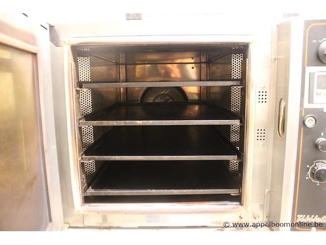 Convectieoven tibidotti fp4v, serienummer 180417, 380 v, roestvrij staal, werking niet gekend - afbeelding 2 van  4