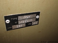 Convectieoven tibidotti fp4v, serienummer 180417, 380 v, roestvrij staal, werking niet gekend - afbeelding 4 van  4