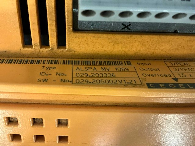 Converteam alspa mv 1089 frequentieregelaar - afbeelding 7 van  9