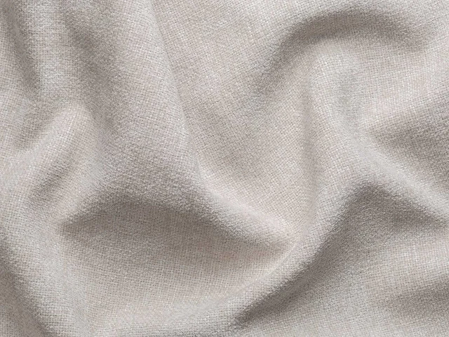 Convertible open rechterhoek bank in beige stof met textuur - afbeelding 1 van  1