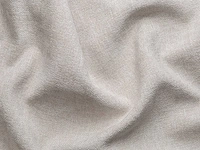Convertible open rechterhoek bank in beige stof met textuur