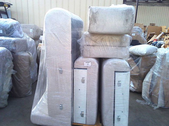 Convertible rechterhoekbank - beige touwstof - afbeelding 11 van  12