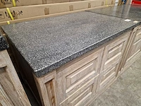 Cook-it buitenkeuken bbq module 86cm 4 lades greywash - terrazzo - afbeelding 3 van  4