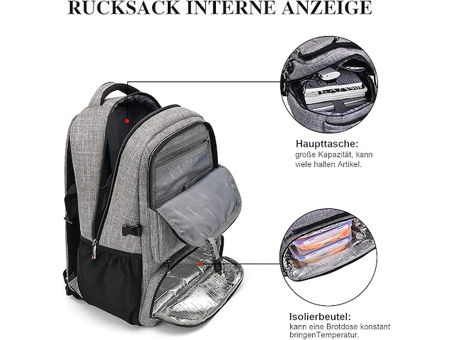 Coolbell laptoprugzak - afbeelding 5 van  6