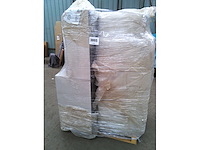 Coonvertible linker hoek bank - beige fluweel - afbeelding 2 van  10