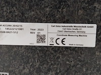 Coordinate measuring machine 3d zeiss - afbeelding 10 van  15