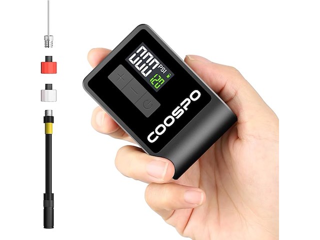 Coospo mini elektrische fietspomp - afbeelding 1 van  5