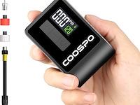 Coospo mini elektrische fietspomp - afbeelding 1 van  5