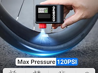 Coospo mini elektrische fietspomp - afbeelding 3 van  5