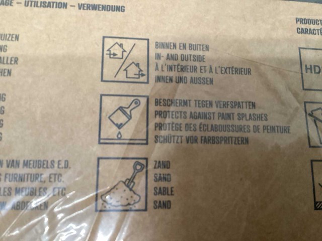 Copenhagen pro afdekzeil 6x8 m (3x) - afbeelding 5 van  8