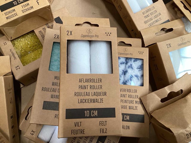 Copenhagen pro diverse aflak, muurverfrollers (102x) - afbeelding 2 van  7