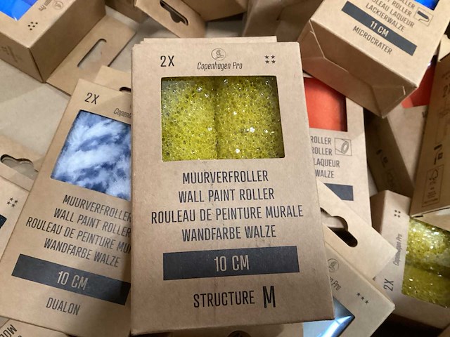 Copenhagen pro diverse aflak, muurverfrollers (102x) - afbeelding 3 van  7