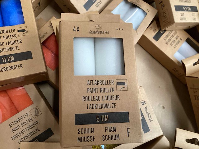 Copenhagen pro diverse aflak, muurverfrollers (102x) - afbeelding 5 van  7