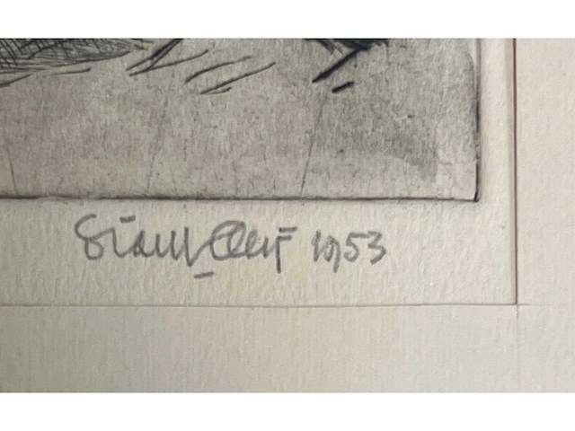 Cor de wolff - ets uit 1953 - afbeelding 5 van  14