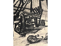 Cor de wolff - ets uit 1953 - afbeelding 7 van  14