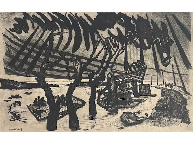 Cor de wolff - ets uit 1953 - afbeelding 9 van  14