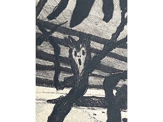 Cor de wolff - ets uit 1953 - afbeelding 10 van  14