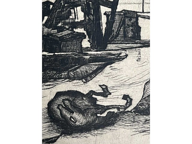 Cor de wolff - ets uit 1953 - afbeelding 11 van  14