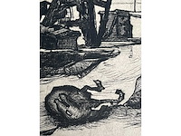 Cor de wolff - ets uit 1953 - afbeelding 11 van  14