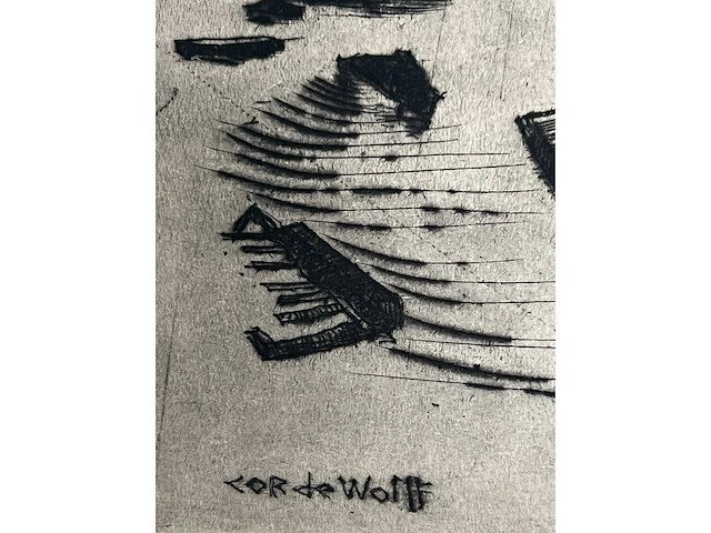 Cor de wolff - ets uit 1953 - afbeelding 12 van  14