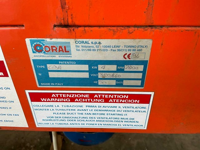 Coral cd/4 stofafzuiging - afbeelding 4 van  4