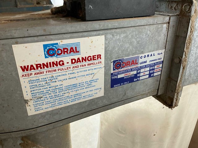 Coral cms 2c houten stofzuiger zuigsysteem - afbeelding 2 van  2