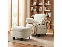Corduroy bekleding fauteuil - afbeelding 5 van  6