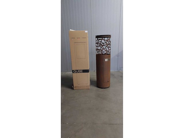 Core - pellet terrasverwarmer op tafelhoogte - titanium staal (2x) - afbeelding 3 van  3