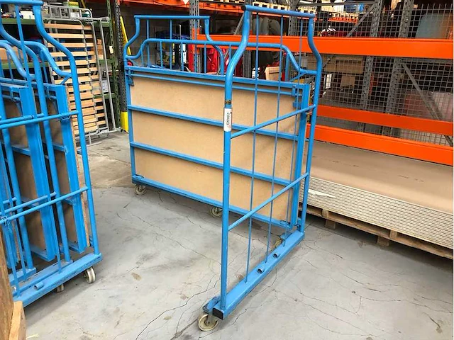 Corlette blue carts/trolley voor meubels of diverse opslag - afbeelding 2 van  5