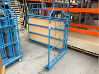 Corlette blue carts/trolley voor meubels of diverse opslag - afbeelding 2 van  5