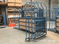 Corlette meubeltransportwagen l-frame nestbaar en stapelbaar (12x) - afbeelding 2 van  2