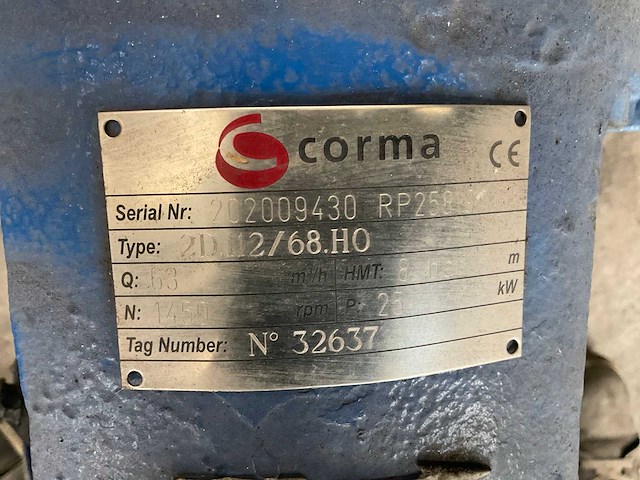 Corma 2d.112/68.ho waterpomp - afbeelding 5 van  5