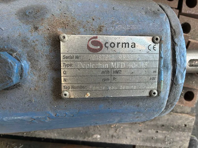 Corma deplechin mfd 40-315 centrifugaalpomp - afbeelding 2 van  3