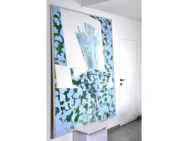 Corneel verlaan - fontein - olie op doek - 200x154 cm - afbeelding 13 van  14