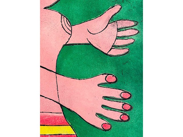 Corneille - femme et faune familière - kleurenets - ingelijst - afbeelding 10 van  13
