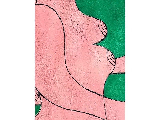 Corneille - femme et faune familière - kleurenets - ingelijst - afbeelding 9 van  13
