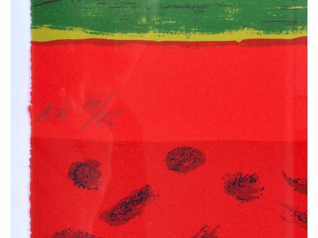 Corneille - fenêtre ouverte sur le paysage- zeefdruk - 120x99 cm - afbeelding 7 van  13