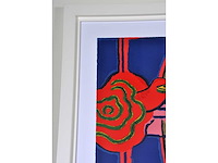 Corneille - fenêtre ouverte sur le paysage- zeefdruk - 120x99 cm - afbeelding 12 van  13