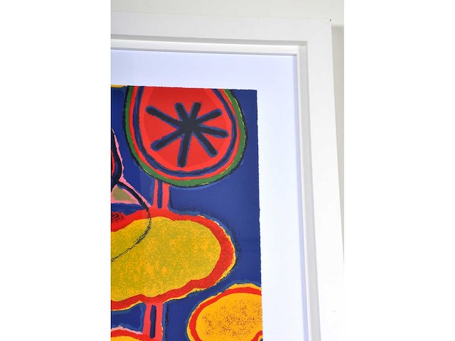 Corneille - fenêtre ouverte sur le paysage- zeefdruk - 120x99 cm - afbeelding 13 van  13