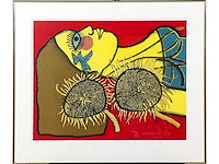 Corneille - hommage à van gogh - litho - ingelijst