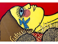 Corneille - hommage à van gogh - litho - ingelijst - afbeelding 4 van  7