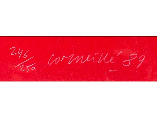 Corneille - hommage à van gogh - litho - ingelijst - afbeelding 1 van  2