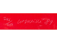 Corneille - hommage à van gogh - litho - ingelijst - afbeelding 1 van  2