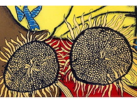 Corneille - hommage à van gogh - litho - ingelijst - afbeelding 2 van  2