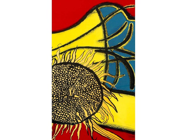 Corneille - hommage à van gogh - litho - ingelijst - afbeelding 5 van  7