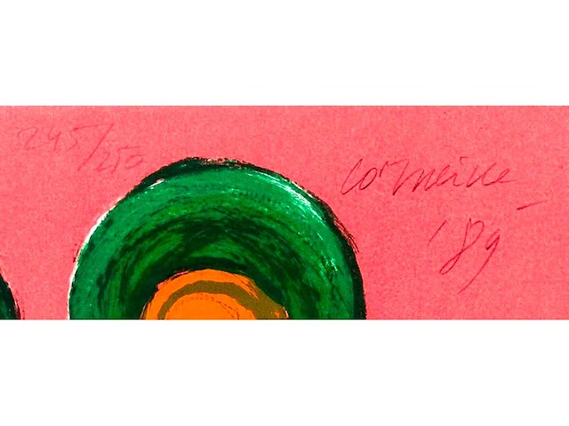Corneille - hommage à van gogh - litho - ingelijst - afbeelding 2 van  8