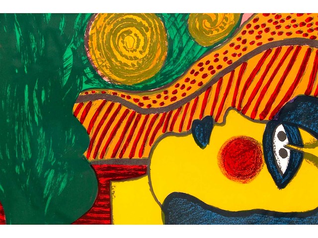Corneille - hommage à van gogh - litho - ingelijst - afbeelding 6 van  8